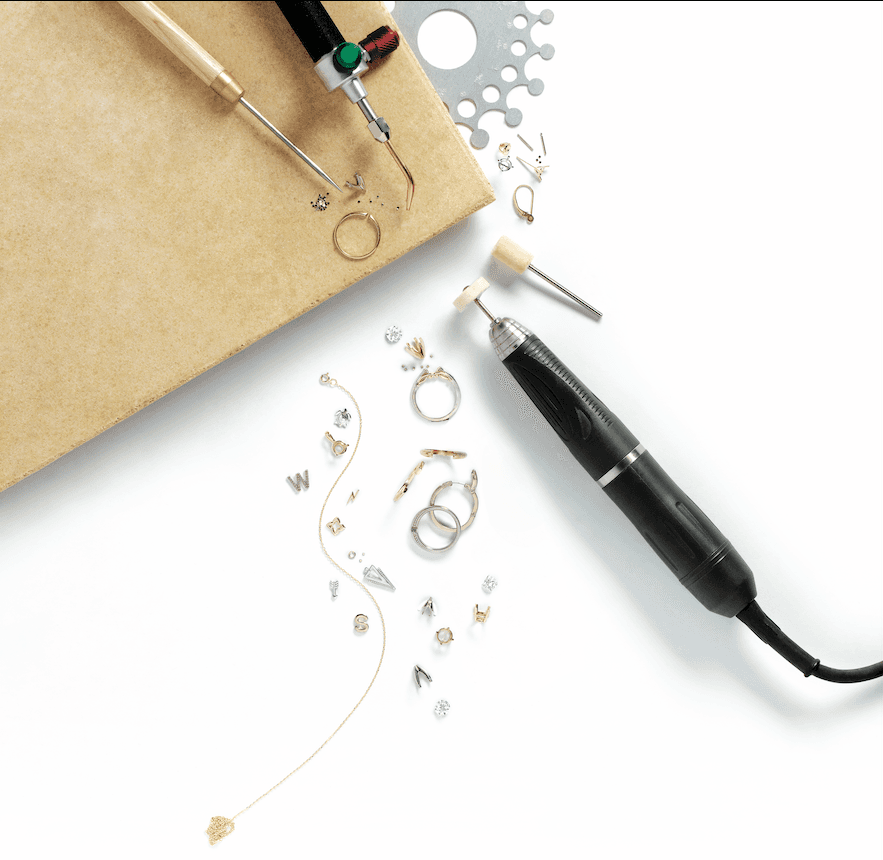 Professional jeweler tools for repair services